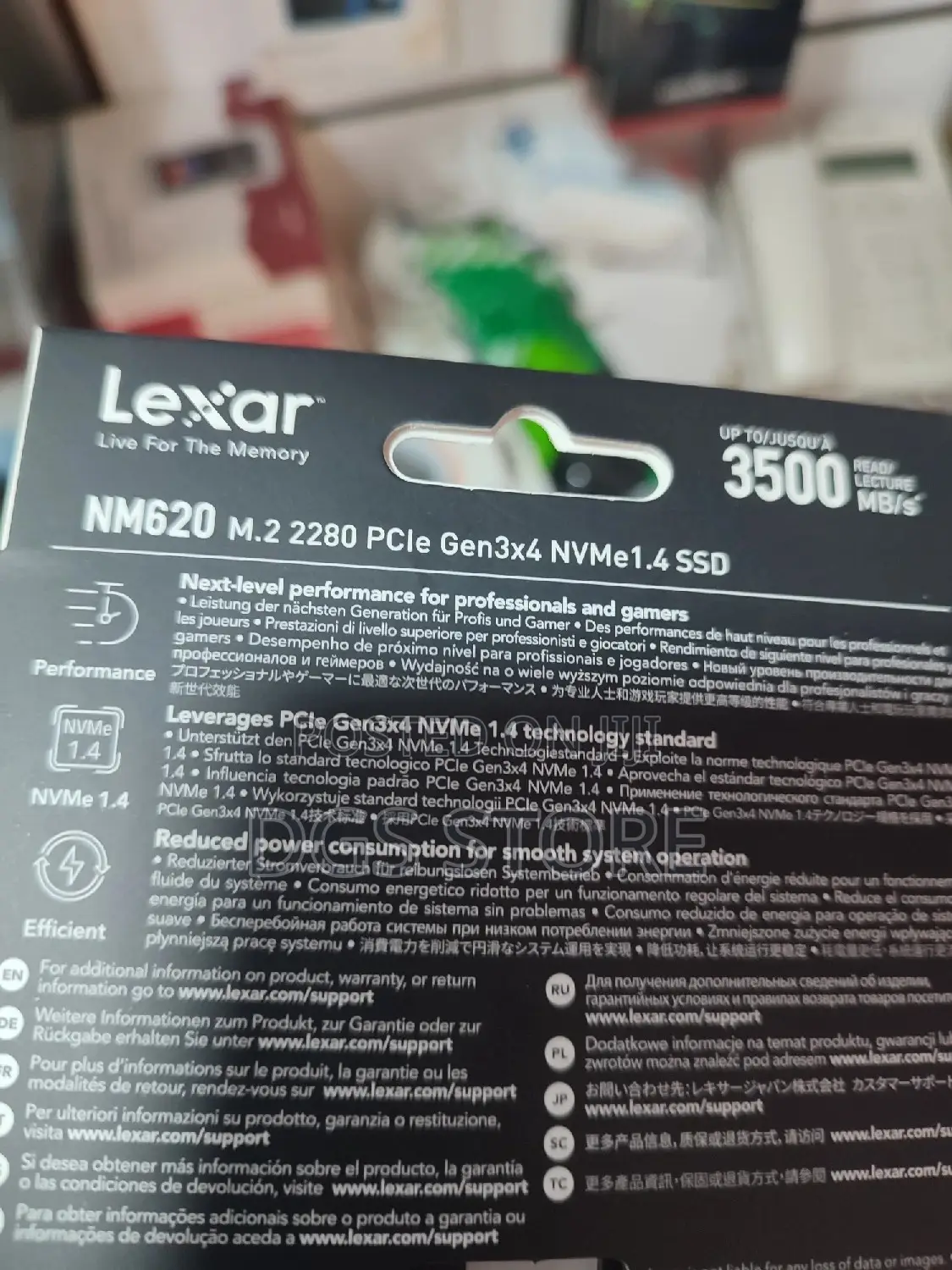 Lexar Pcle Gen 3 4 Nvme M.2 SSD 1tb