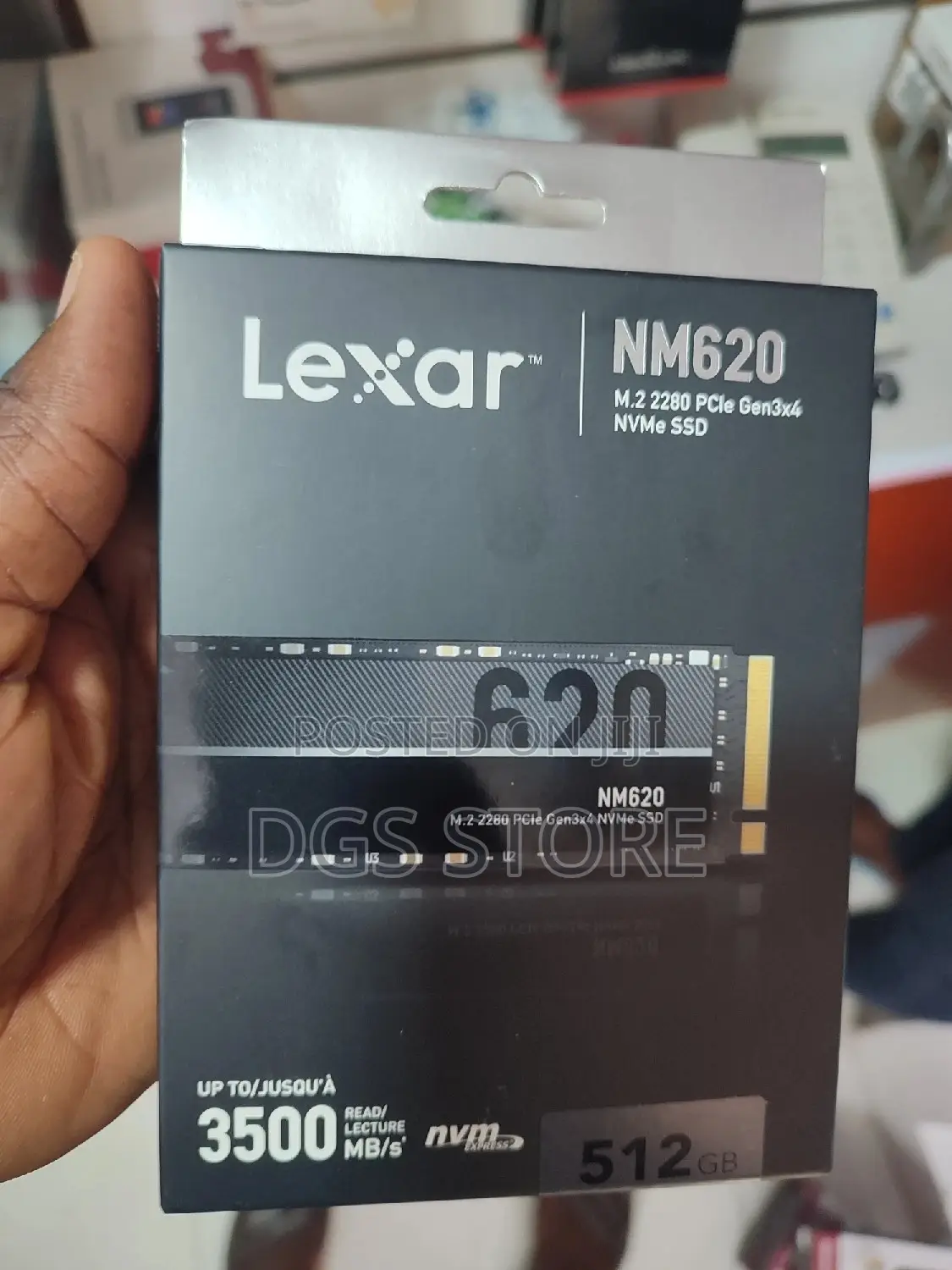 Lexar Pcle Gen 3 4 Nvme M.2 SSD 512gb