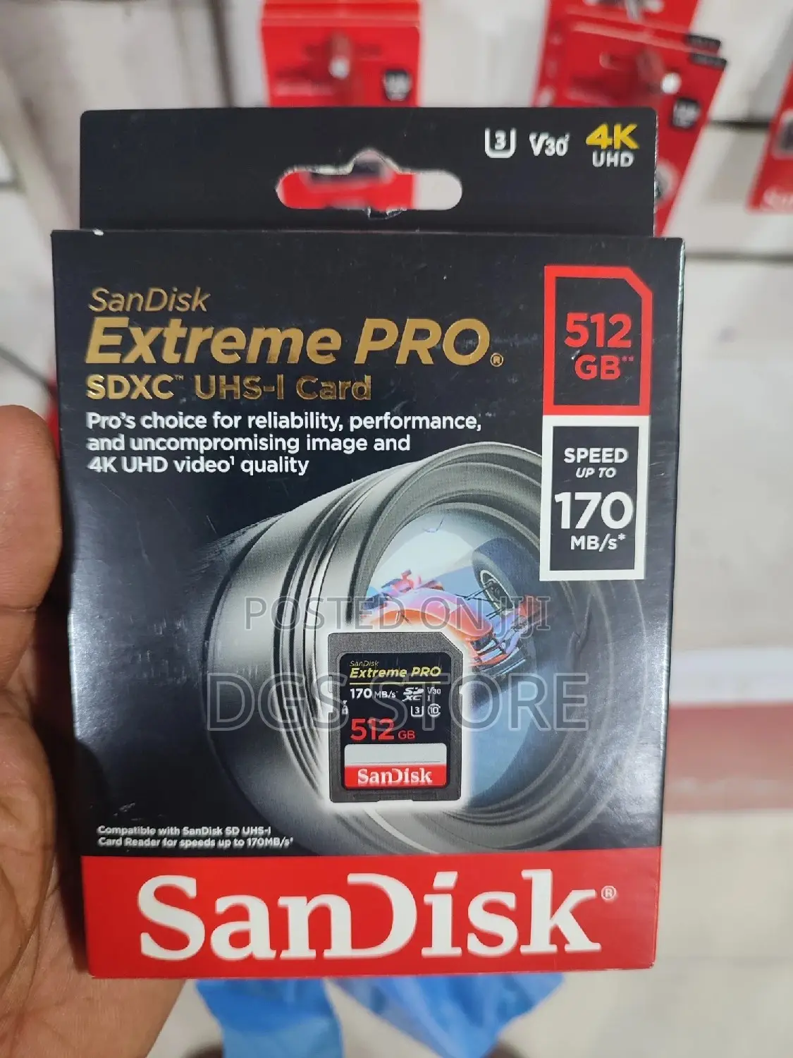 Sandisk Extreme Pro 512gb SD Memory Card