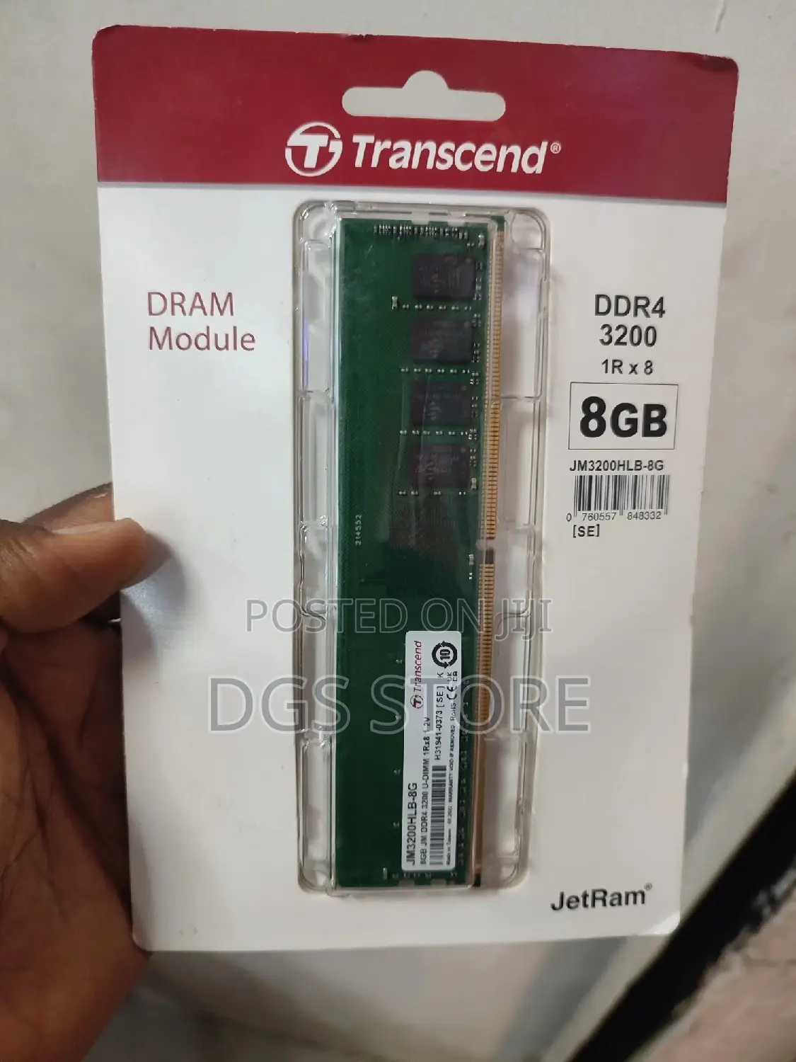 Transcend DDR4 3200 8gb Memory