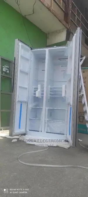 Brand New HISENSE SIDE by SIDE REFRIGERATOR/514L/Silver/