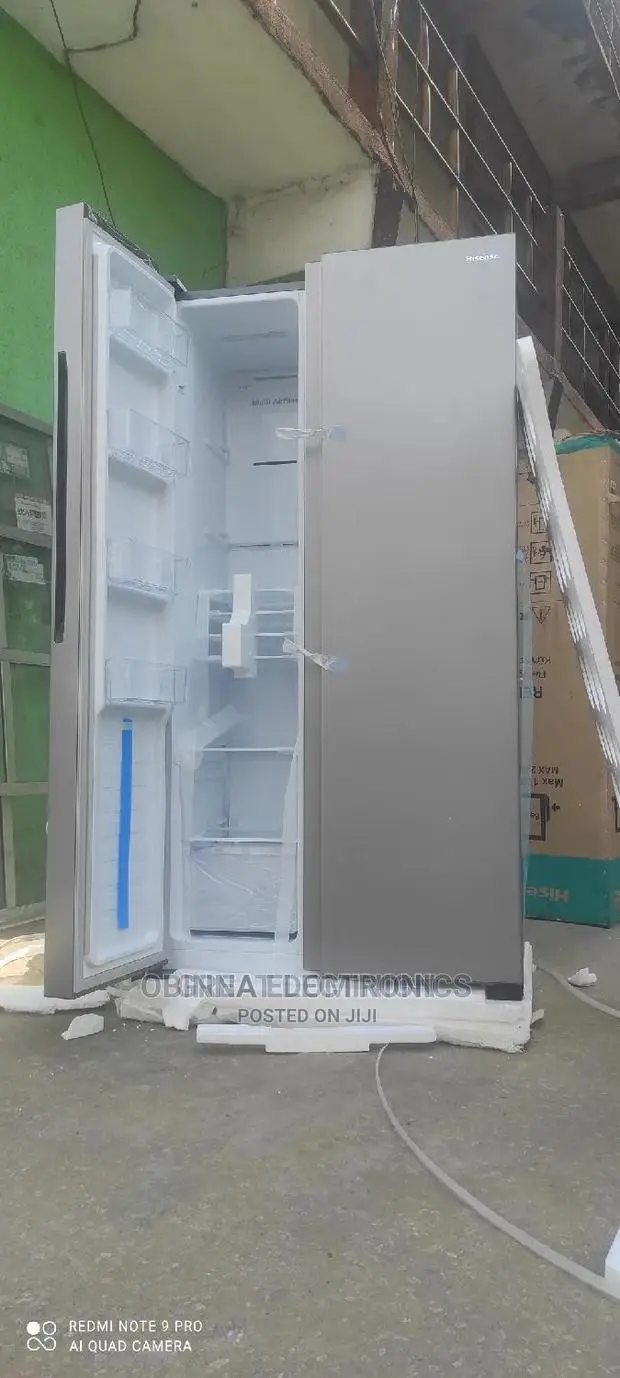 Brand New HISENSE SIDE by SIDE REFRIGERATOR/514L/Silver/