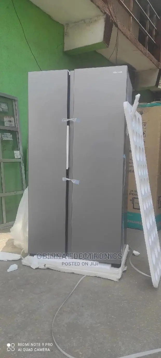 Brand New HISENSE SIDE by SIDE REFRIGERATOR/514L/Silver/