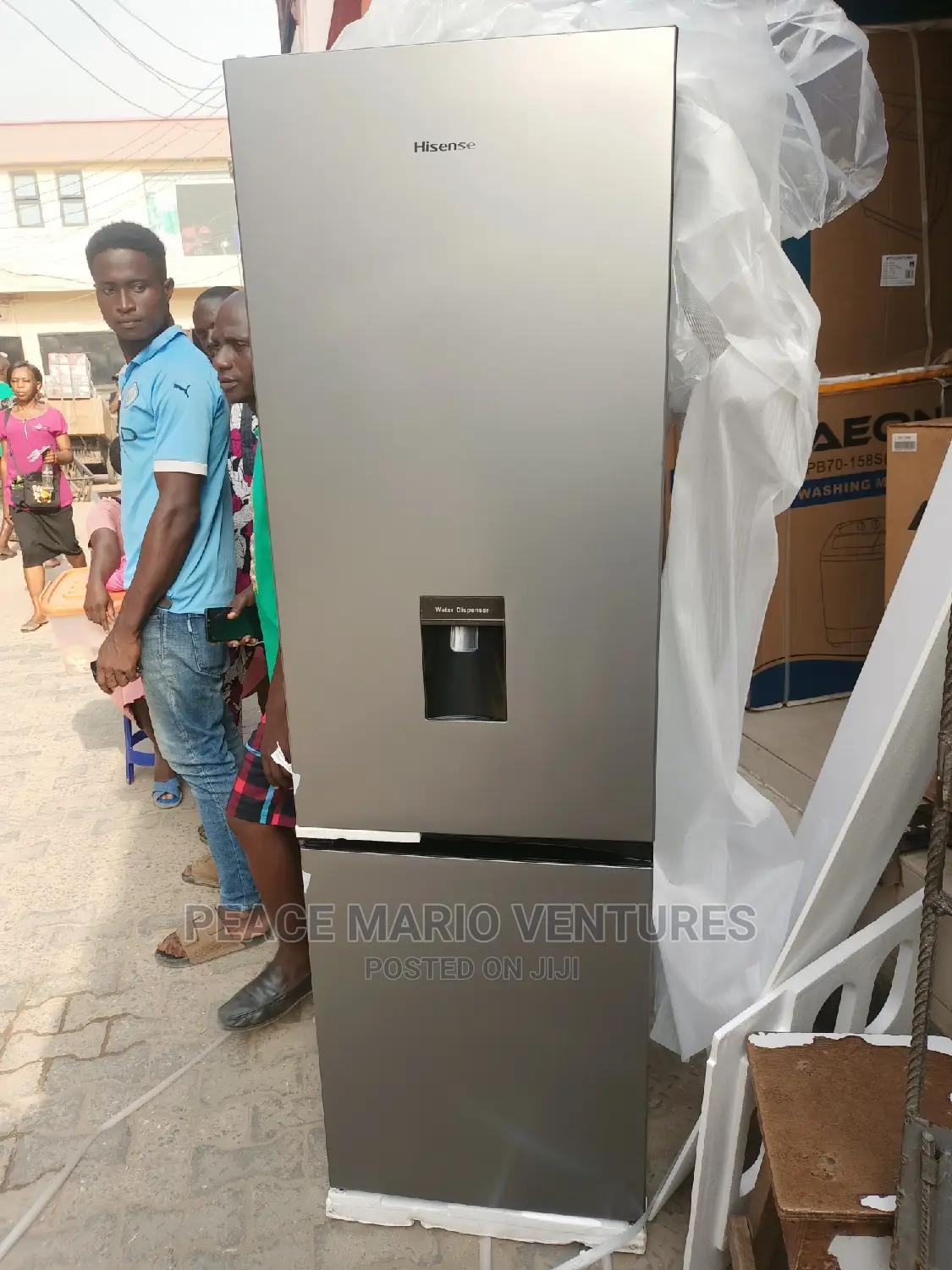 Hisense Original Double Door Fridge And It Has Down Freezer