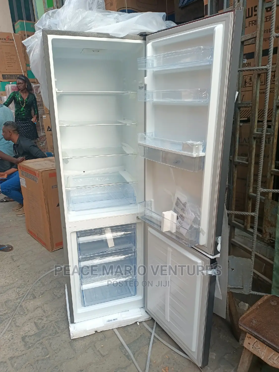 Hisense Original Double Door Fridge And It Has Down Freezer