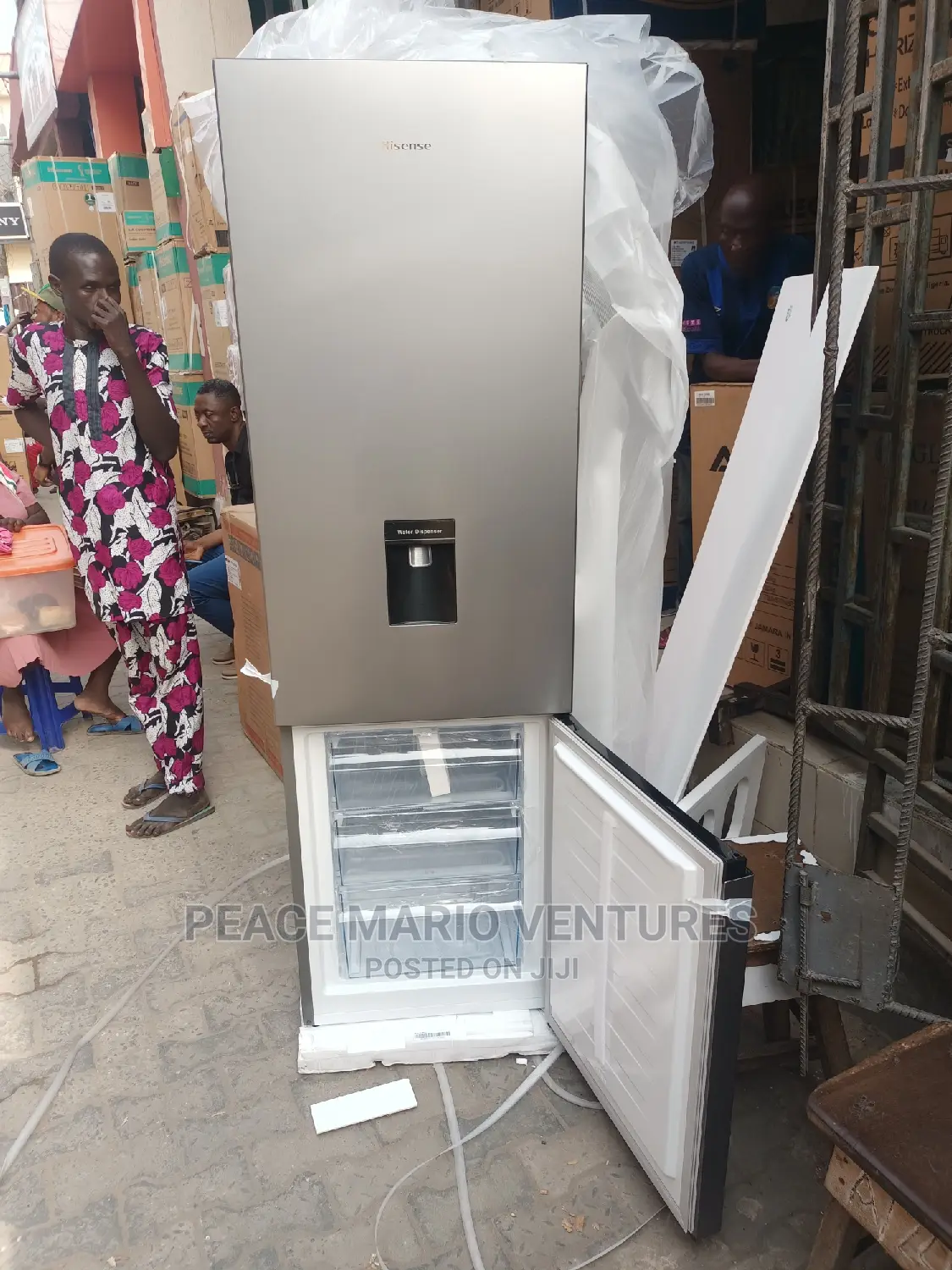 Hisense Original Double Door Fridge And It Has Down Freezer