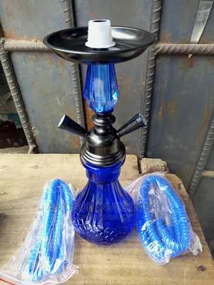 Smoking Shisha Pot With Pipes