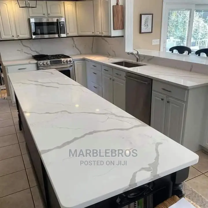 Gold Karara White Marble MB