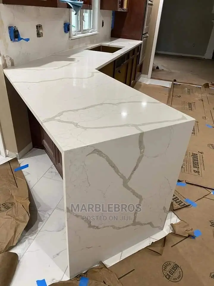 Gold Karara White Marble MB