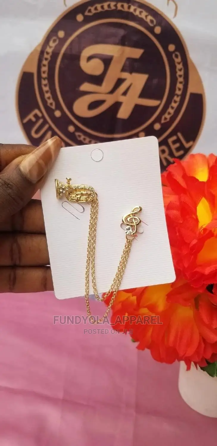 Gold Lapel Brooch