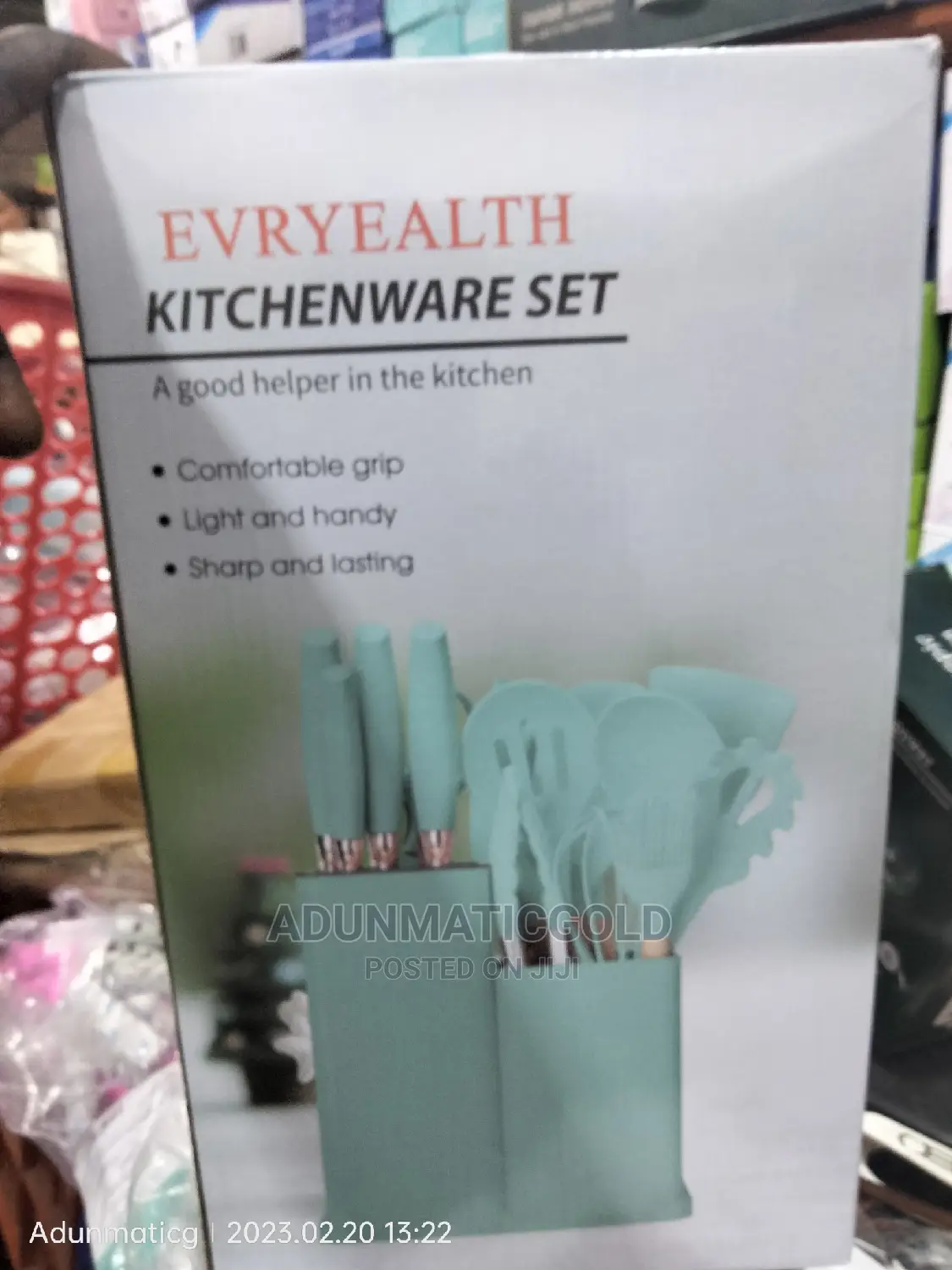 Silicone Cooking Utensils With Shopping Board