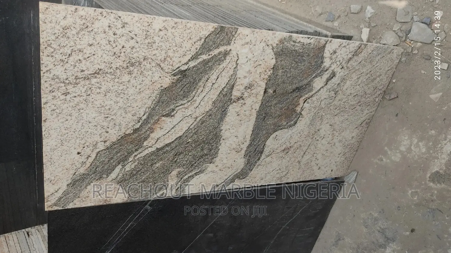 Polished Champagne Gold Granite and Marble