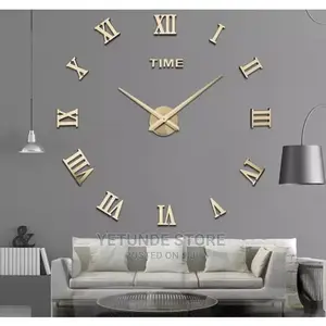 3d DIY Wall Clock - 100cm