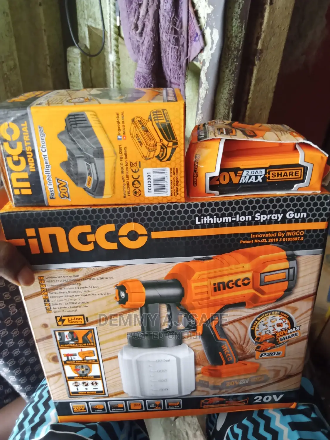 Ingco Cordless Spray Gun