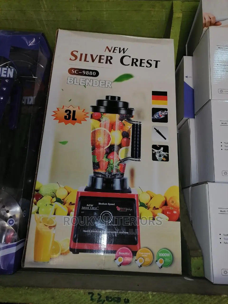 8000watts Silver Crest Blender