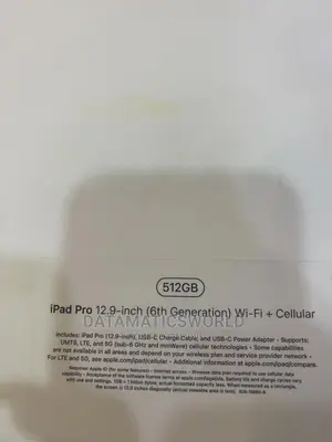 New Apple iPad Pro 12.9 (2022) 512 GB Gray