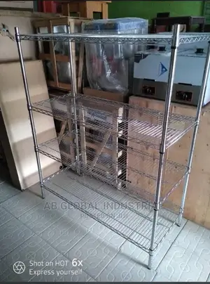 5ft Wire Rack Shelves 4 Step, ( Bread Rack )