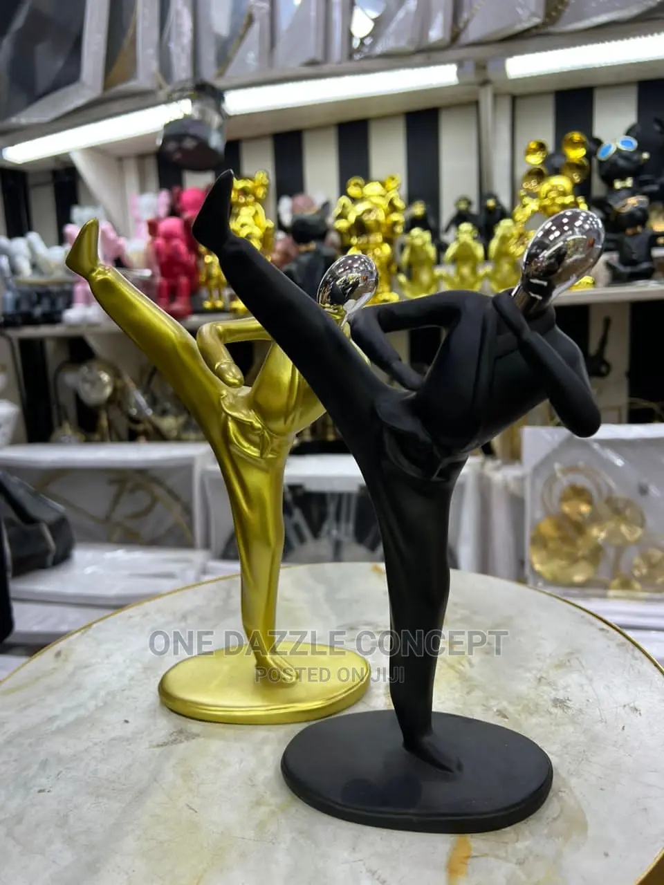 Karate Kick Figurine