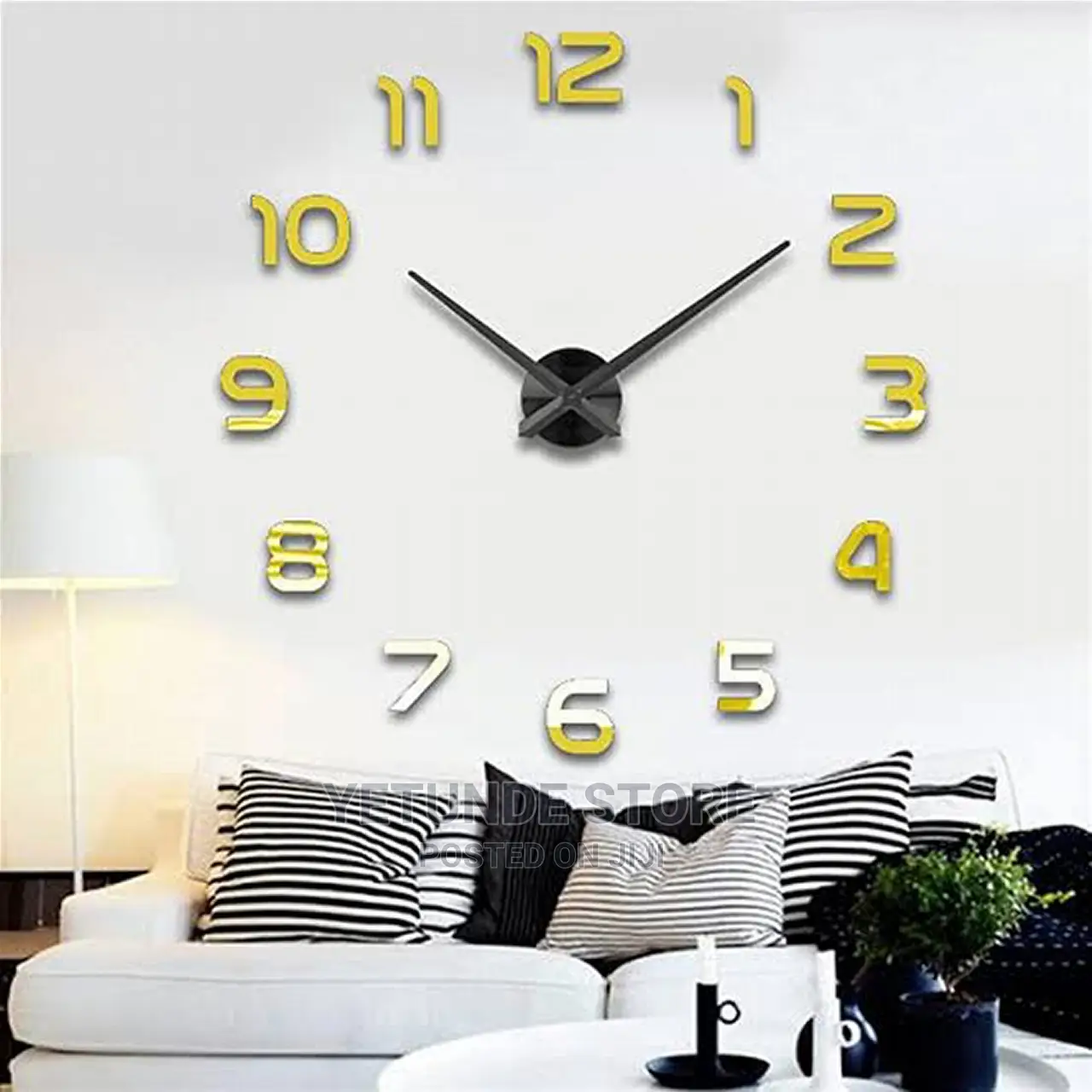 Modern Framless Wall Clock