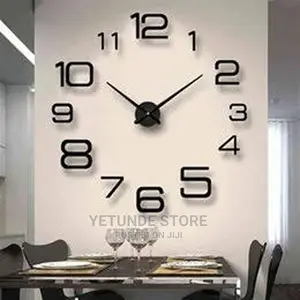 DIY Wall Clock Frameless