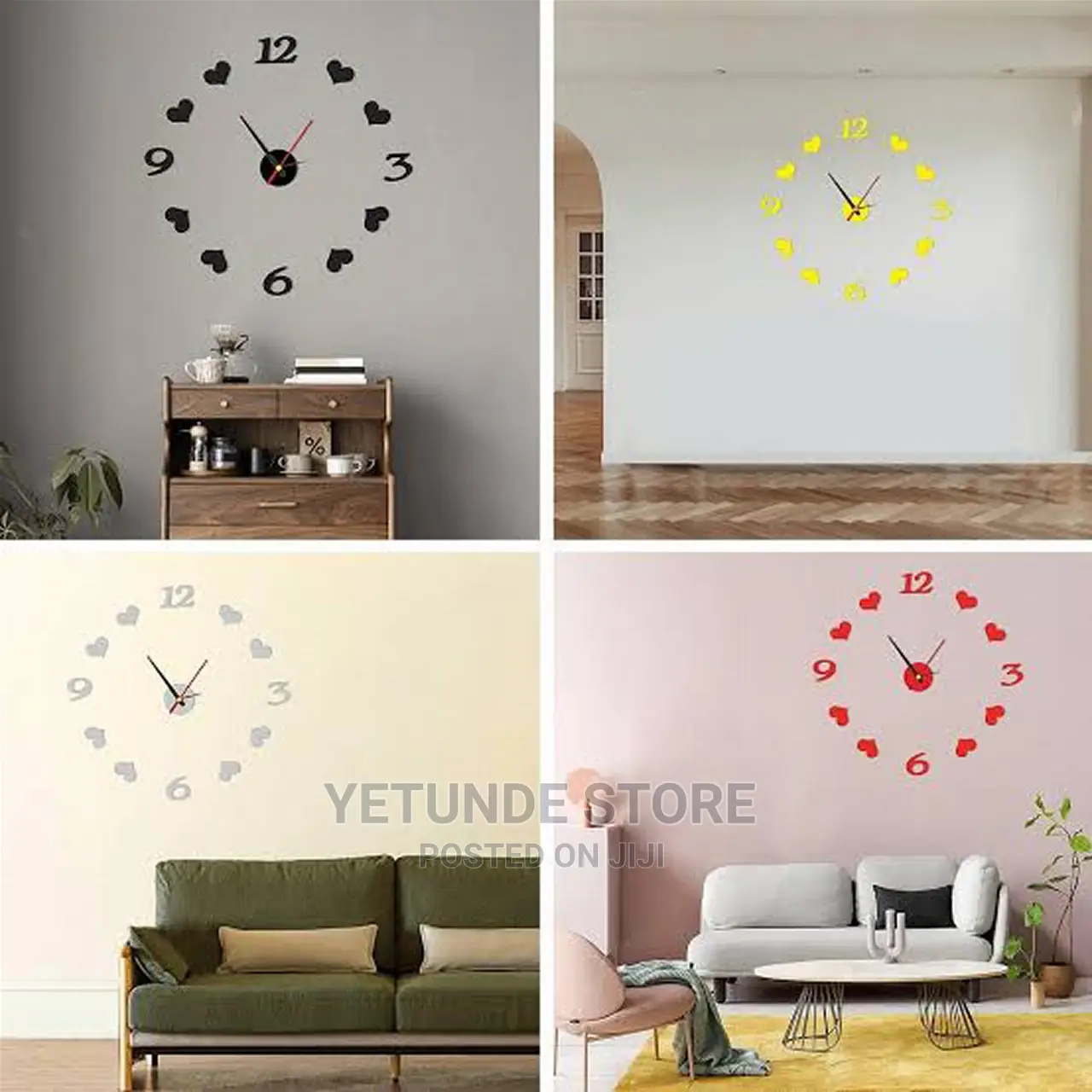 Office Wall Clock Frameless