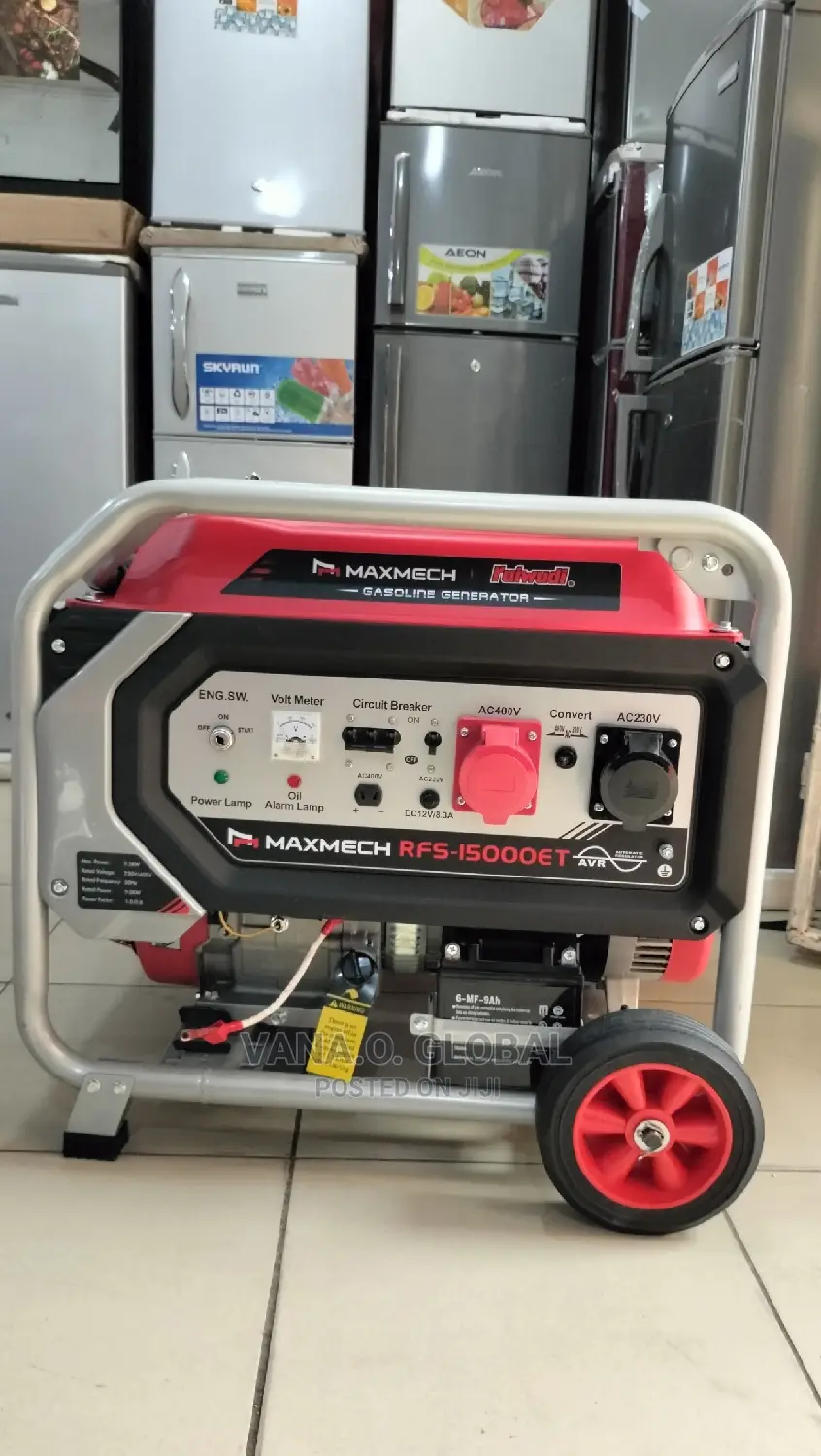 Three Phase/Single Phase 9.5kva Maxmech Generator