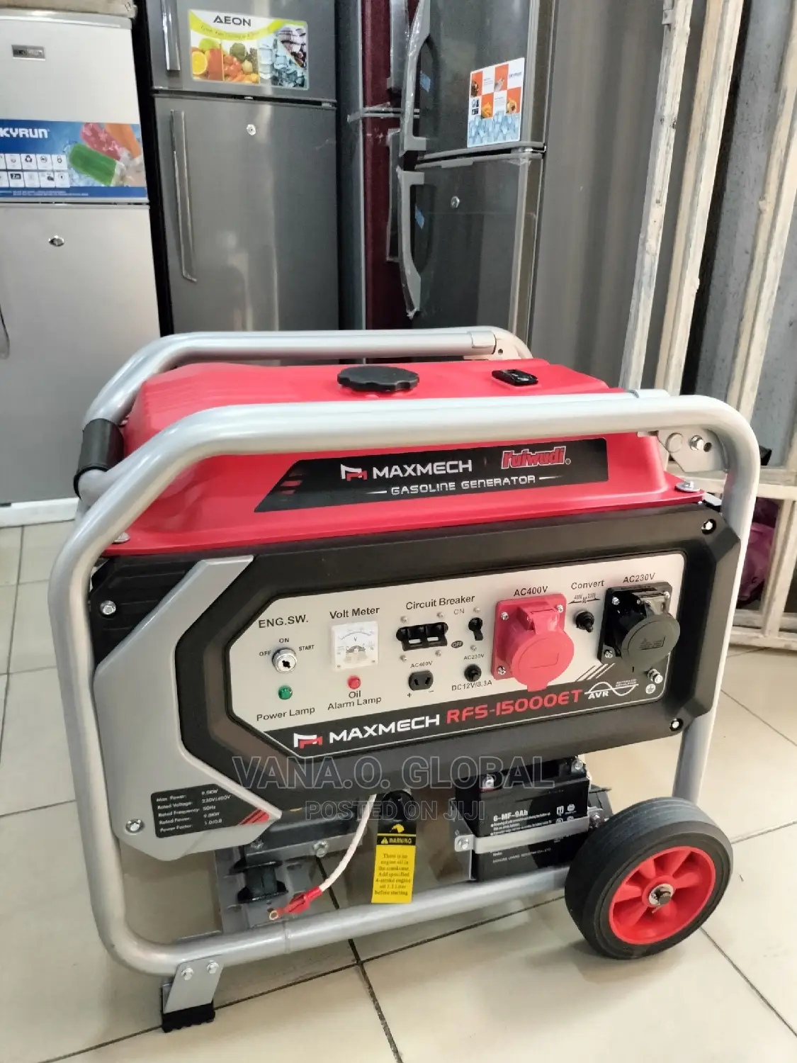 Three Phase/Single Phase 9.5kva Maxmech Generator