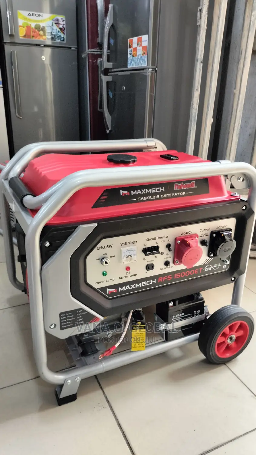 Three Phase/Single Phase 9.5kva Maxmech Generator