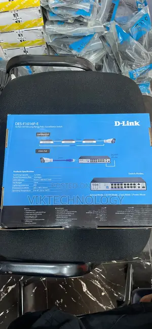 16 Port 10/100 Long Range Poe+ Surveillance Switch