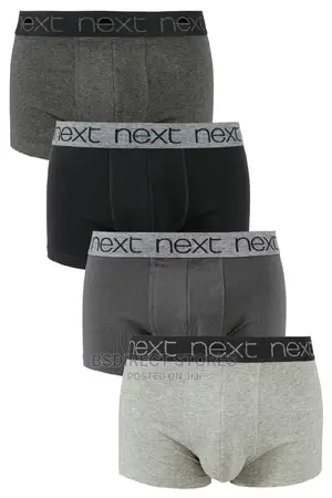NEXT Grey/Black Hipsters Luxury Men Cotton Boxers Pack of 8