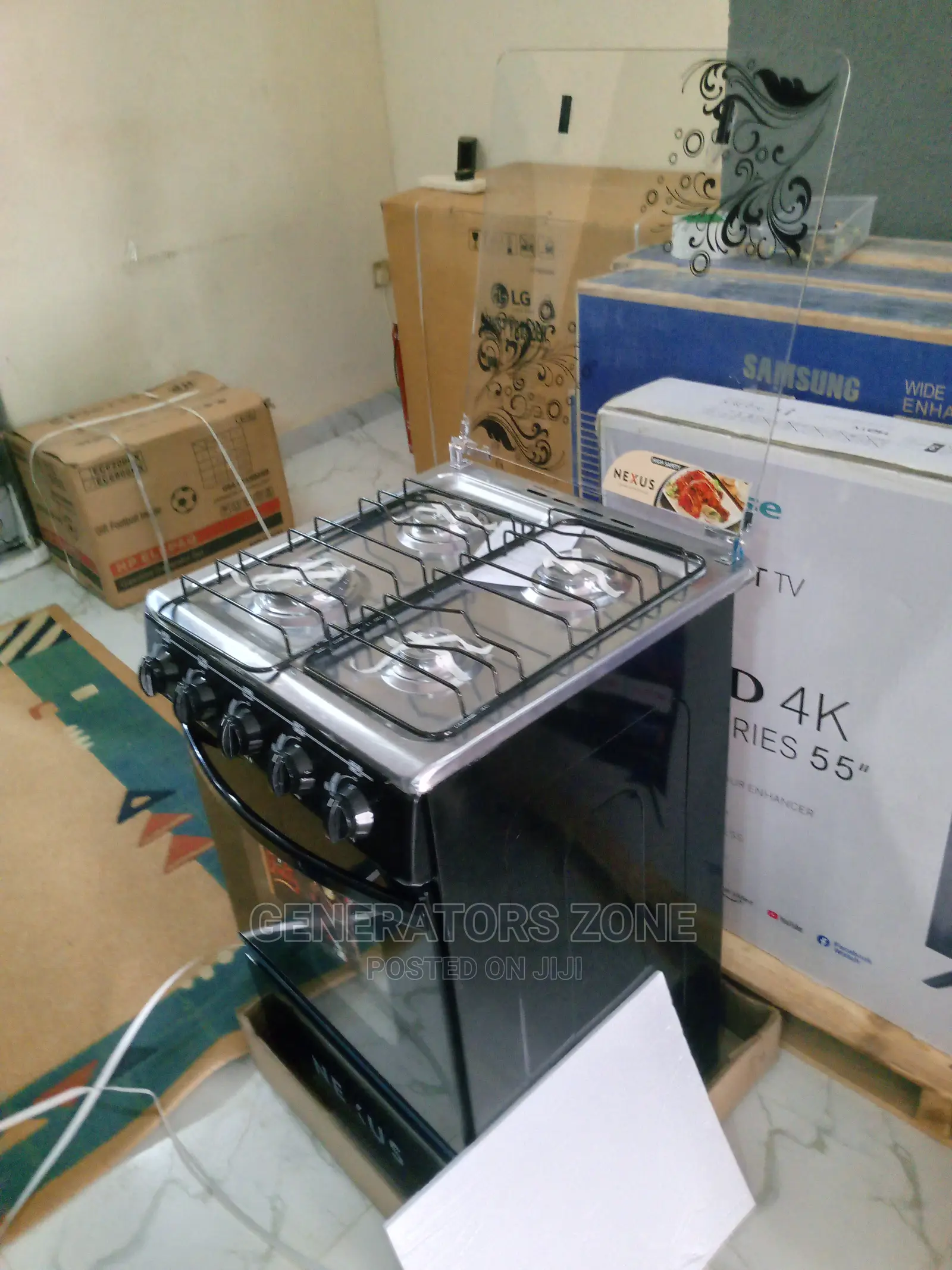 Adjustable Nexus 4 Gas Burner (4+0) Cooker+ Baking Oven
