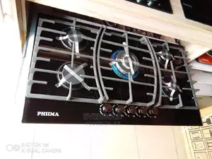 5 Burner Gas Cooker Hob With Automatic Ignition