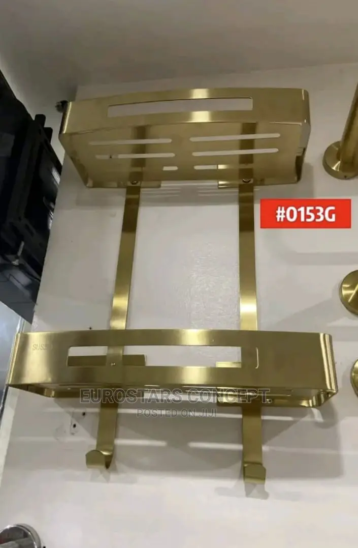 Gold Double Shelf