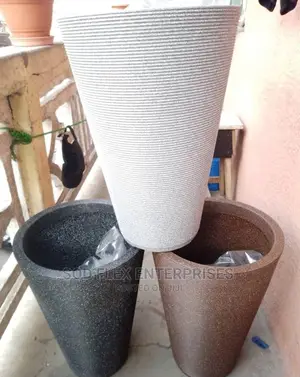 Fiber Fancy Flower Pots
