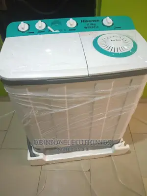 Brand New HISENSE 11KG Twin Top Washing Machine/Manual/White