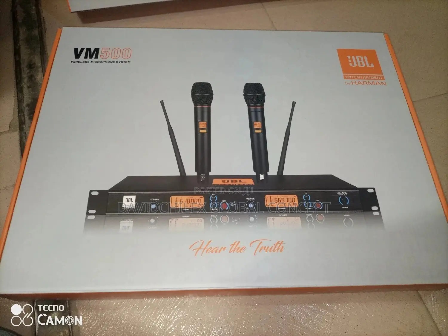 Jbl Vm500 Double Handle Wireless Microphone