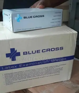 Blue Cross Latex Examination Glove