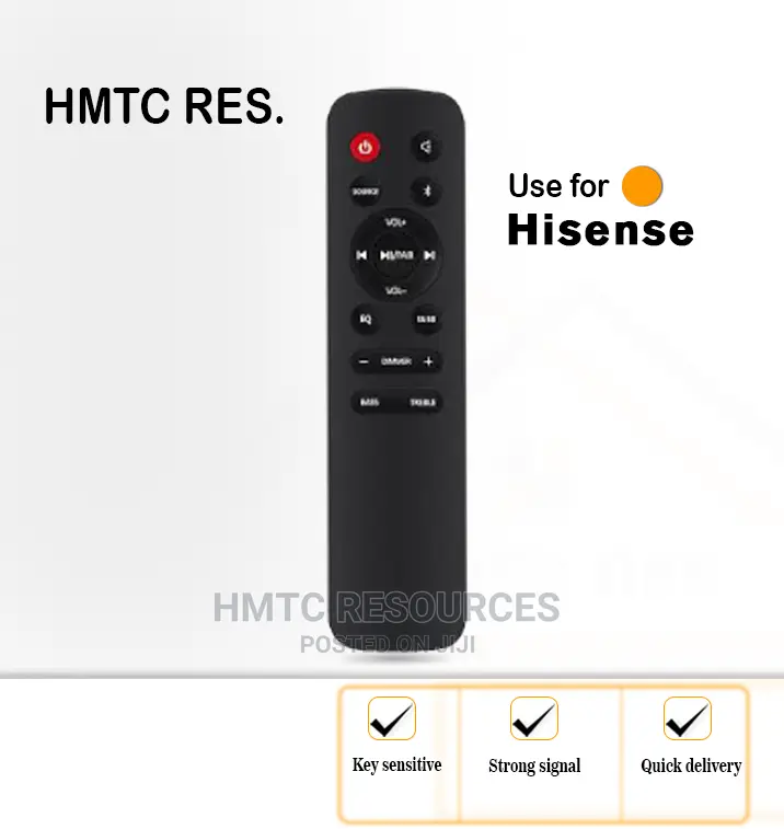 Hisense 2.1 Soundbar Remote Control.