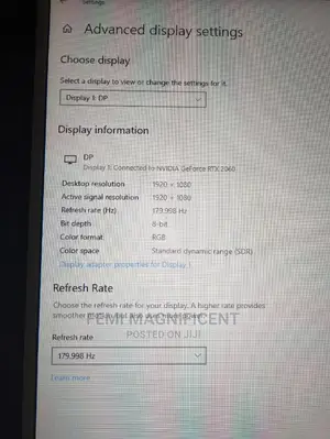 Gaming Monitor Newsync 32 Inches IPS 180HZ High Refresh Rate