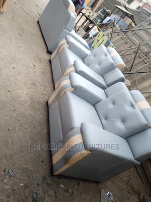 Modern 7 Seater Living Room Leather Made Padded Sofa Chair In Surulere modern-7-seater-living-room-leather-made-padded-sofa-chair-in-surulere