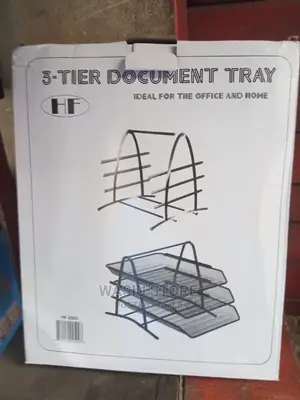 3 Layer A4 Metal Tray Office Desk Organiser