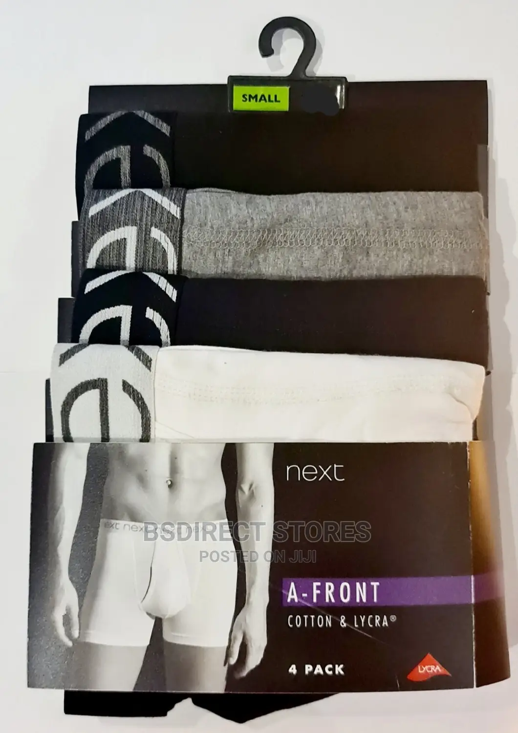 NEXT a-Front Multi Luxury Men Cotton Boxers Pack of Four