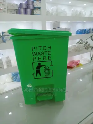 Plastic Trash Can Bins Waste Recycling Bins Storage Rubbish