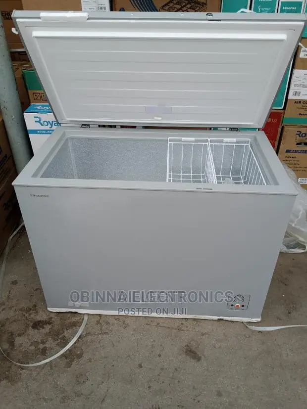 Brand New HISENSE(FRZFC390SHF)297L/Silver/External Compresor