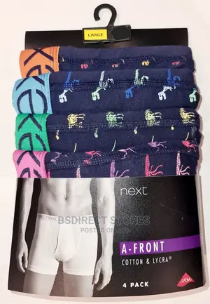 NEXT A-front Dinosaur Luxury Men Cotton Boxers Pack Of Four