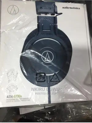 Audio-Technica Ath-M30x Closed-Back Monitor Headphones