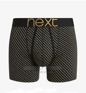 NEXT Black/Gold Pattern a-Front Luxury Men Boxers Pack of 4