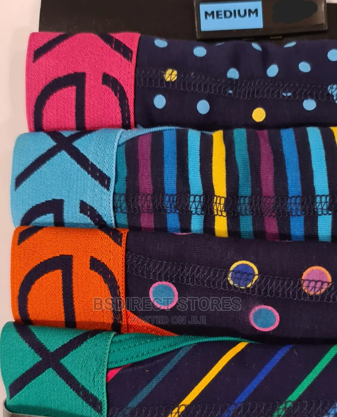 NEXT Multi Patterned a-Front Luxury Men Boxers Pack of Four