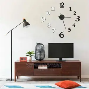 White 3D Wall Clock