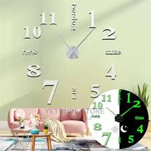 Rose Gold 3D Wall Clock